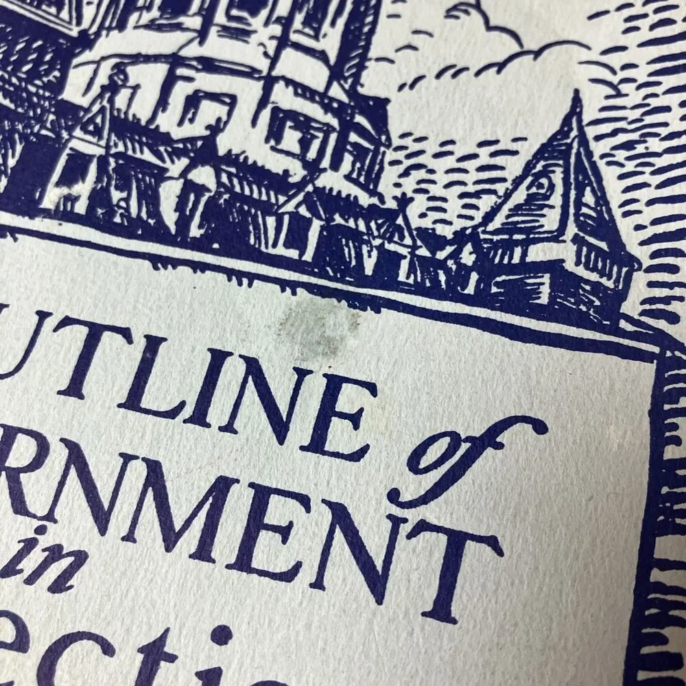 1944 An Outline of Government in Connecticut James Daugherty Ct General Assembly